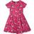 Frugi Spring Skater Dress - Deep Pink Rainbow Walks