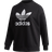 adidas Trefoil Crew Plus Size Sweatshirt - Black/White