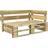 vidaXL 44695 Pallet Corner Modulsoffa