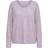 Only V-Neck Knitted Sweater - Purple/Lavender