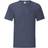 Fruit of the Loom Iconic T-shirt 5-pack - Heather Navy