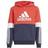 adidas Boy's Colorblock Hoodie - Legend Ink/Vivid Red/White (GS8884)