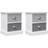 vidaXL Nightstands Sengebord 28x38cm