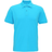 ASQUITH & FOX Super Smooth Knit Polo Shirt - Turquoise