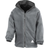 Result Kid's Reversible Storm Stuff Anti Pilling Fleece Waterproof Jacket - Black/Grey