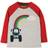 Frugi Henry Raglan Top - Grey Marl/Tractor