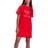 adidas Marimekko Trefoil Print Infill Tee Dress - Vivid Red