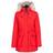 Trespass Caption Women's Waterproof Parka Jacket - Red