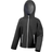 Result Veste légère À capuche Enfant Unisexe Noir/Gris