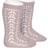 Condor Cotton Openwork Knee High Socks - Old Rose ( 25182_000_544)