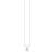 Butterfly Necklace - Silver/Zirconia White