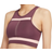 Nike Dri-Fit Swoosh Sports Bra - Dark Wine/Pale Coral/Black