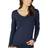 Mey Cotton Pure Long-Sleeved T-shirt - Night Blue