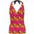 Trespass Bloomer Halterneck Tankini Top - Pink Lady Print