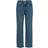 Selected High Straight Fit Jeans - Blue/Medium Blue Denim