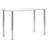 vidaXL 281850 Transparent Dining Table 60x120cm