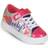 Heelys Snazzy X2 - Silver/Rainbow/Heart