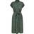 Only Midi Tie Belt Shirt Dress - Green/Laurel Wreath