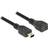 DeLock USB Mini-B-USB Mini-B 2.0 M-F 1m