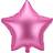 PartyDeco Foil Ballons Star 48cm Pink