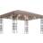 vidaXL Gazebo with String Lights 4x3 m