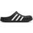 Adidas Adilette Clogs - Core Black/Silver Metallic/Core Black