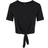 Pieces Neora Ss Tie Tee Black Female