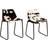 vidaXL - Kitchen Chair 76cm 2pcs