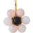 Design Letters My Flower Charm - Gold/Pink/Black