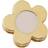 Design Letters Flower Charm - Gold
