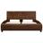 vidaXL Artificial Leather 65cm Sengeramme 140x200cm