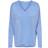 Only V-Neck Knitted Pullover - Blue/Blue Fog