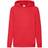 Fruit of the Loom Kid's Lightweight Hooded Sweatshirt - Red