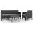 vidaXL 3079678 Loungeset, 1 Bord inkl. 1 Stolar & 1 Soffor