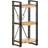 vidaXL Solid Mango Wood Bokhylla 80cm