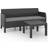 vidaXL 3079668 Loungeset, 1 Bord inkl. 1 Soffor