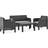 vidaXL 3067234 Loungeset, 1 Bord inkl. 2 Stolar & 1 Soffor