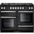 Rangemaster NEX110DFFCB/C Nexus 110cm Dual Fuel Charcoal Black, Chrome