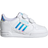 adidas Infant Continental 80 Stripes - Cloud White/Cloud White/Pulse Aqua