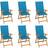 vidaXL 3065564 6-pack Havestol