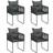 vidaXL 313107 4-pack Havestol