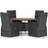 vidaXL 3059354 Matgrupp, 1 Bord inkl. 4 Stolar