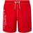 Hackett London Logo Swim Shorts - Tech Red