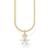 Thomas Sabo Flower Necklace - Gold/Transparent