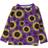 Småfolk T-shirts with Sunflower - Purple Heart