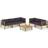 vidaXL 3058210 Loungeset, 1 Bord inkl. 5 Soffor