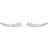 Thomas Sabo Boucles d'oreilles grimpante pierres blanches argent bianco H2158-051-14 argenté/blanc