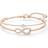 Swarovski Hyperbola Bangle - Rose Gold/Transparent