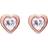 Ted Baker Boucles oreilles Femme TBJ1654-24-02 Transparent, Doré rose