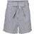 Vero Moda Eva Paperbag Cot Shorts - Snow White/Stripes Navy Blazer